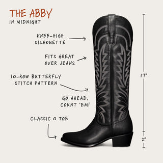 The Abby Boot - Midnight