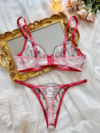 KIN Floral Lace Transparent Set