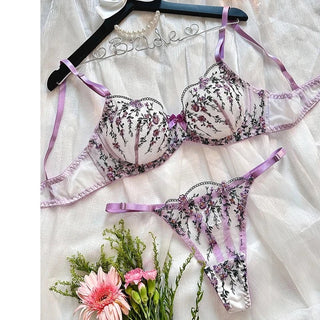 KIN Floral Lace Transparent Set