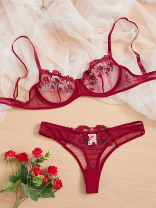 KIN Floral Underwire Set