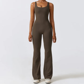 Open Back V-Taper Jumpsuit