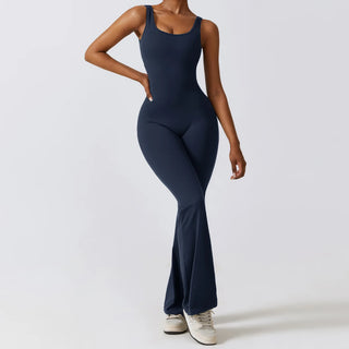 Open Back V-Taper Jumpsuit