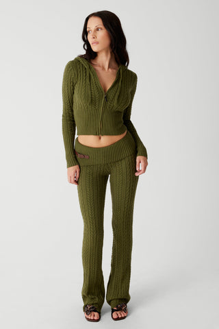 KIN® Cable Knit Set - Jade Green