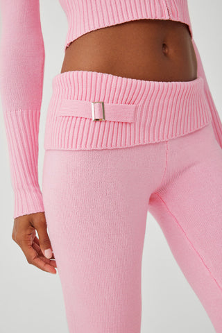 KIN® Knit Zip Up Set - Valentine Pink