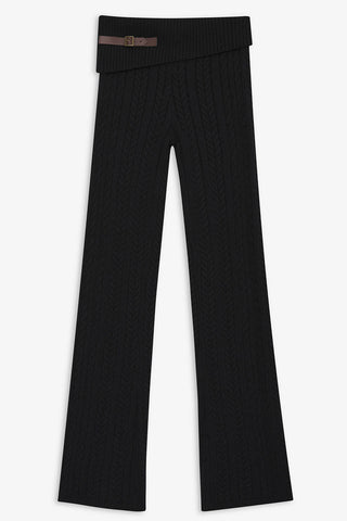 KIN® Cable Knit Pant - Black