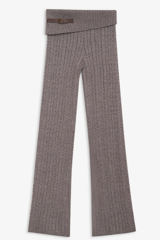 KIN® Cable Knit Pant - Dark Pearl