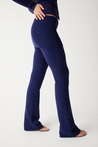 KIN® Knit Flare Pant - Luna Blue