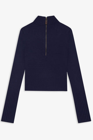 KIN® Half Zip Sweater - Luna Blue