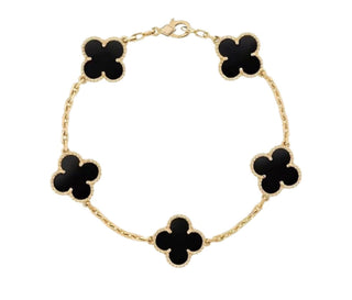 KIN Lux Clover Bracelet - Black