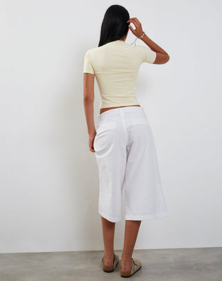 Requa Crop Top in Buttermilk