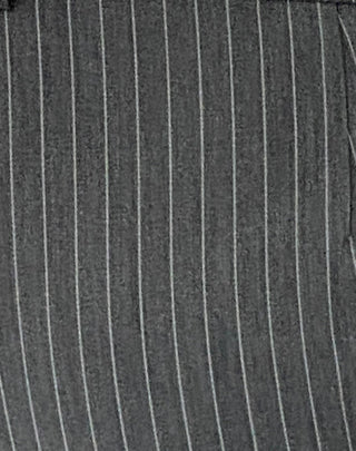 Abba Low Rise Trouser in Pinstripe Grey