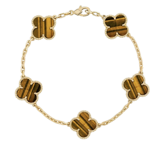 KIN® CLOVER BRACELET TIGER EYE